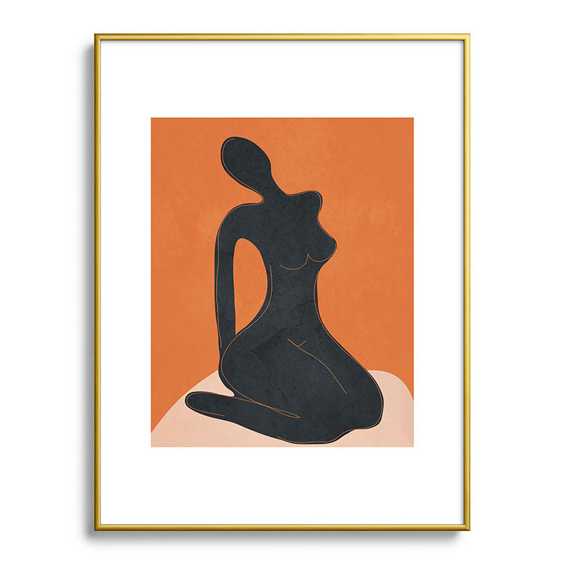 Abstract Nude II Framed Art Print Gallery Image 91