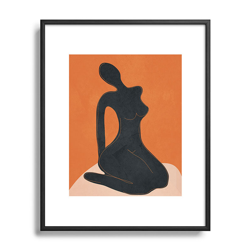 Abstract Nude II Framed Art Print Gallery Image 81