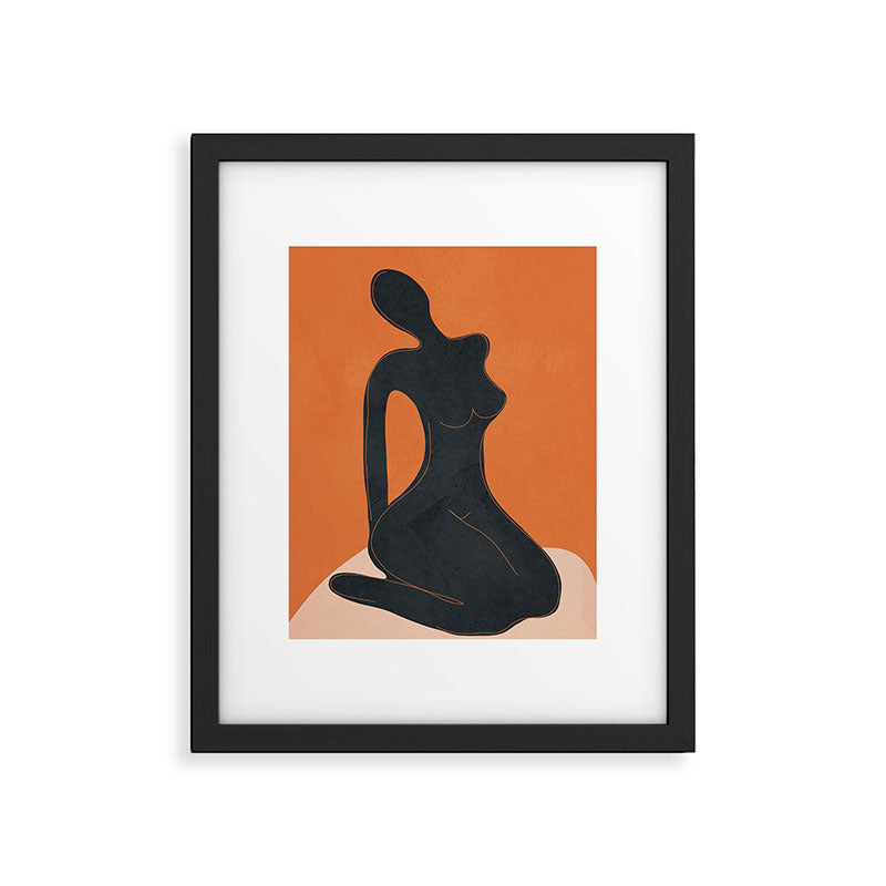 Abstract Nude II Framed Art Print Gallery Image 5