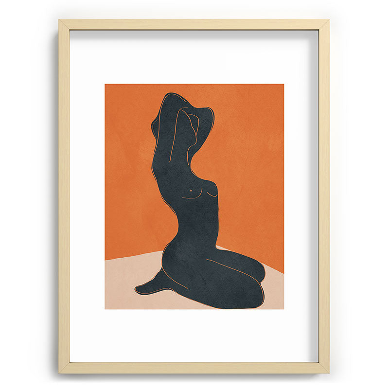Abstract Nude IV Framed Art Print Gallery Image 72