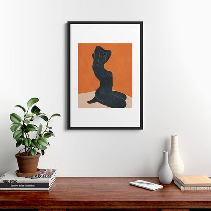 Abstract Nude IV Framed Art Print Gallery Image 6