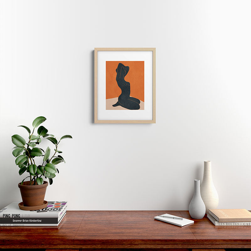 Abstract Nude IV Framed Art Print Gallery Image 18