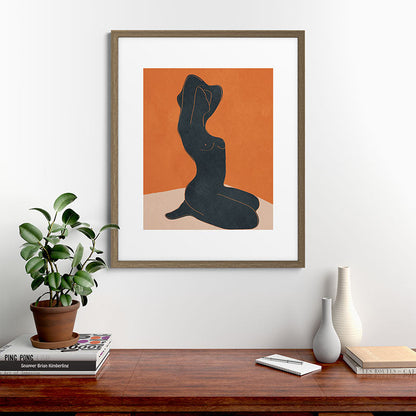 Abstract Nude IV Framed Art Print Gallery Image 42