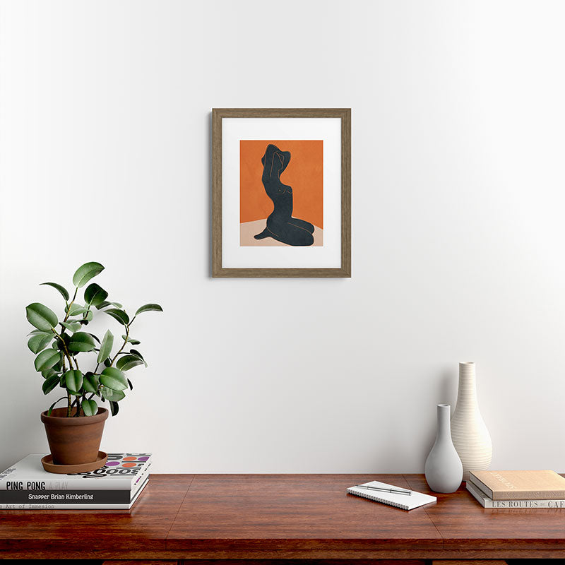 Abstract Nude IV Framed Art Print Gallery Image 39
