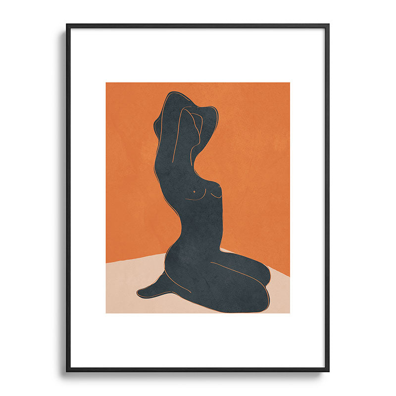 Abstract Nude IV Framed Art Print Gallery Image 85
