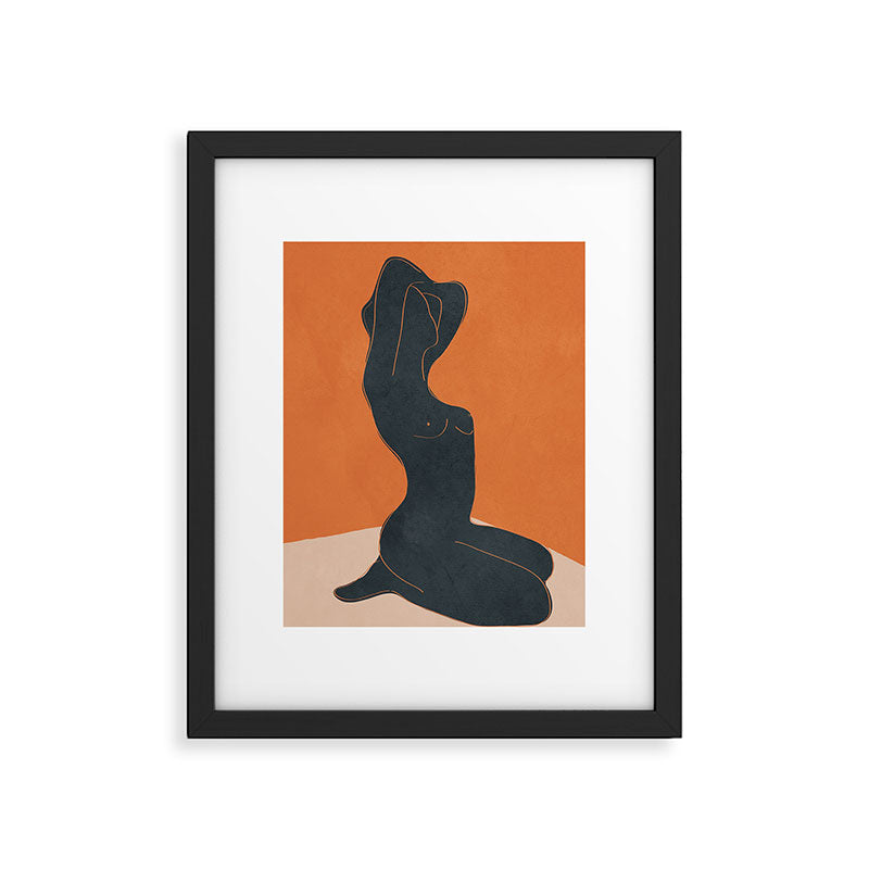 Abstract Nude IV Framed Art Print Gallery Image 5
