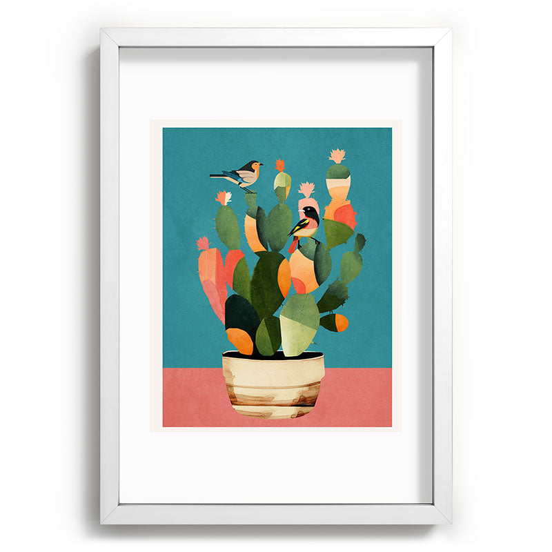 Cactus and Birds 2 Framed Art Print Gallery Image 77