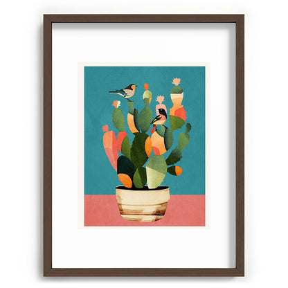 Cactus and Birds 2 Framed Art Print Gallery Image 66