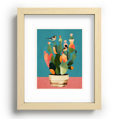 Cactus and Birds 2 Framed Art Print Gallery Image 69