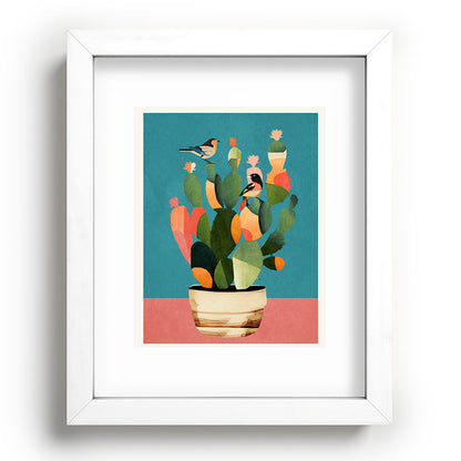 Cactus and Birds 2 Framed Art Print Gallery Image 76