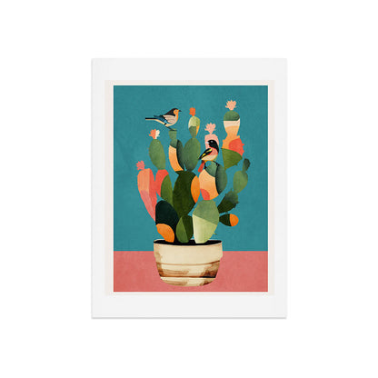 Cactus and Birds 2 Art Print Gallery Image 7
