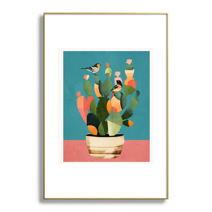 Cactus and Birds 2 Framed Art Print Gallery Image 94