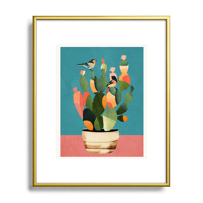 Cactus and Birds 2 Framed Art Print Gallery Image 89