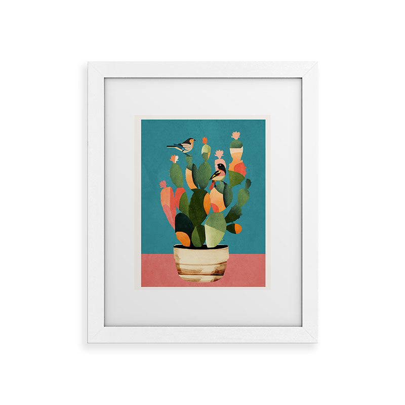 Cactus and Birds 2 Framed Art Print Gallery Image 53