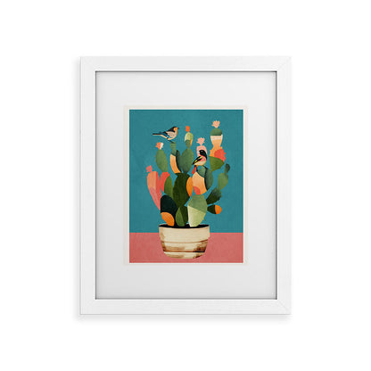 Cactus and Birds 2 Framed Art Print Gallery Image 53