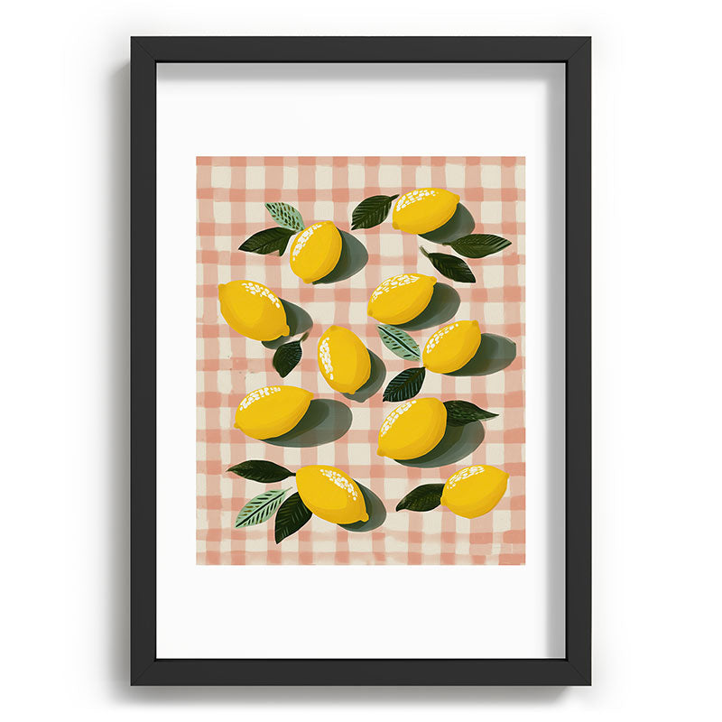 Lemon Picnic Still Life Framed Art Print Gallery Image 59