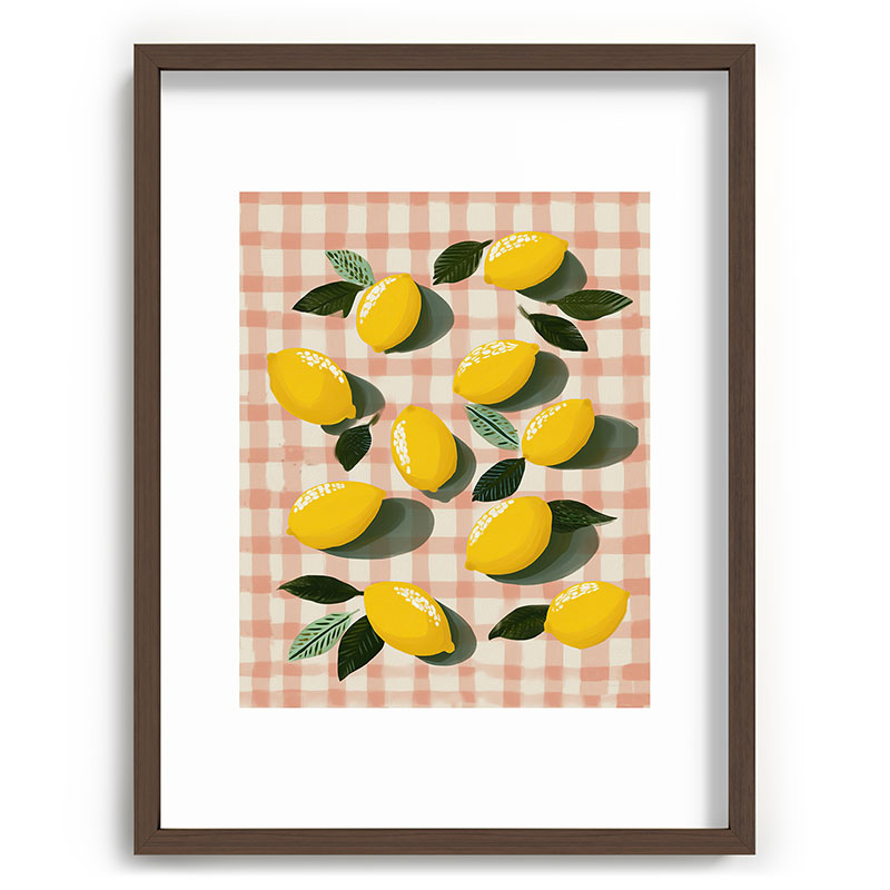 Lemon Picnic Still Life Framed Art Print Gallery Image 66