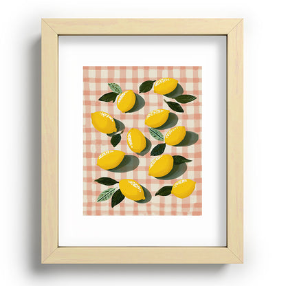 Lemon Picnic Still Life Framed Art Print Gallery Image 69