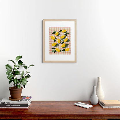 Lemon Picnic Still Life Framed Art Print Gallery Image 47