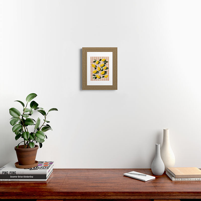 Lemon Picnic Still Life Framed Art Print Gallery Image 37