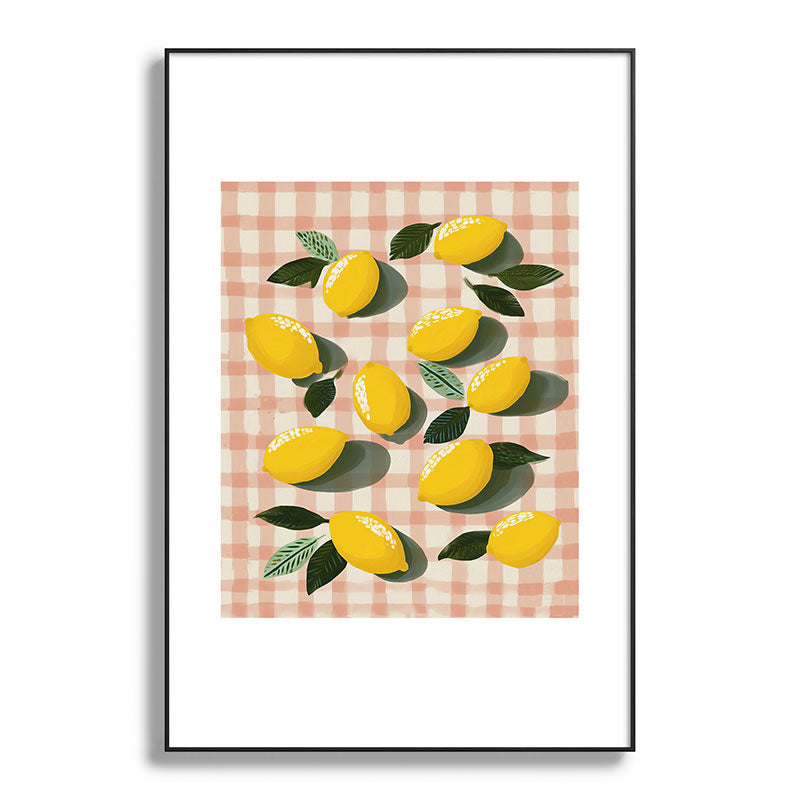 Lemon Picnic Still Life Framed Art Print Gallery Image 87