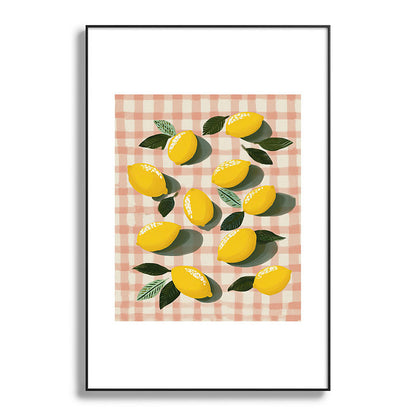 Lemon Picnic Still Life Framed Art Print Gallery Image 87