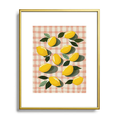 Lemon Picnic Still Life Framed Art Print Gallery Image 89