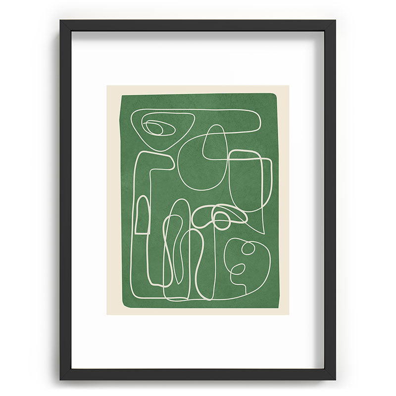 Lines in Space 7 Framed Art Print Gallery Image 60