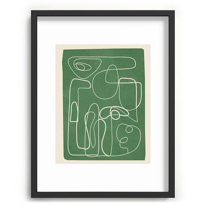 Lines in Space 7 Framed Art Print Gallery Image 60