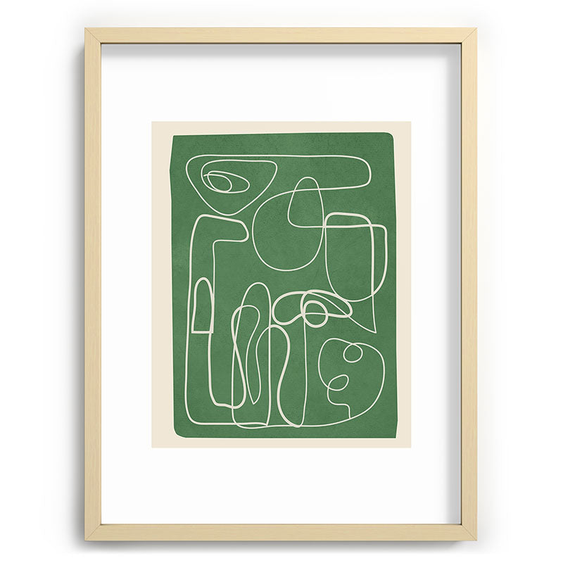 Lines in Space 7 Framed Art Print Gallery Image 72