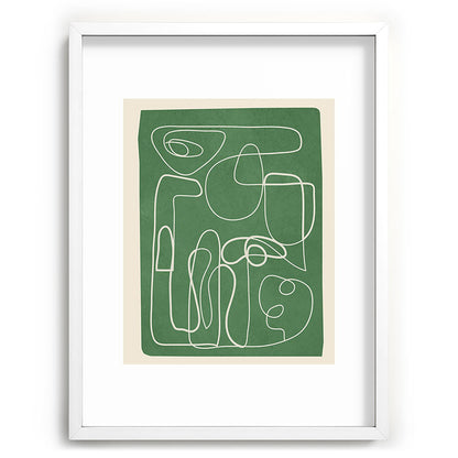 Lines in Space 7 Framed Art Print Gallery Image 79