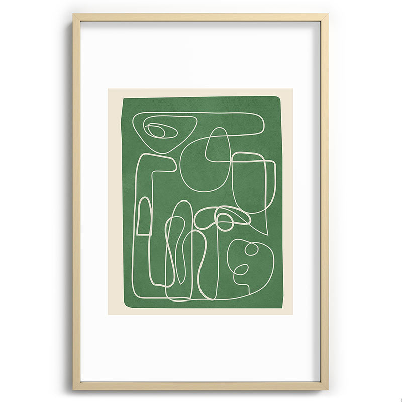 Lines in Space 7 Framed Art Print Gallery Image 74