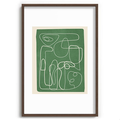 Lines in Space 7 Framed Art Print Gallery Image 68