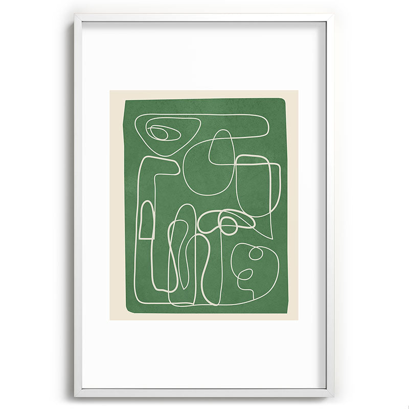 Lines in Space 7 Framed Art Print Gallery Image 80