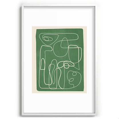 Lines in Space 7 Framed Art Print Gallery Image 80