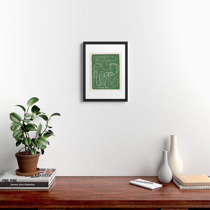 Lines in Space 7 Framed Art Print Gallery Image 3