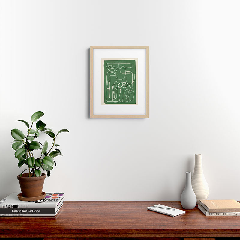 Lines in Space 7 Framed Art Print Gallery Image 18