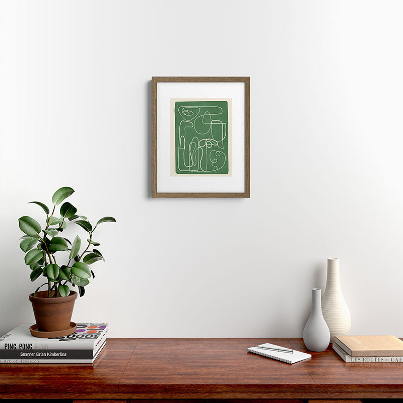 Lines in Space 7 Framed Art Print Gallery Image 11