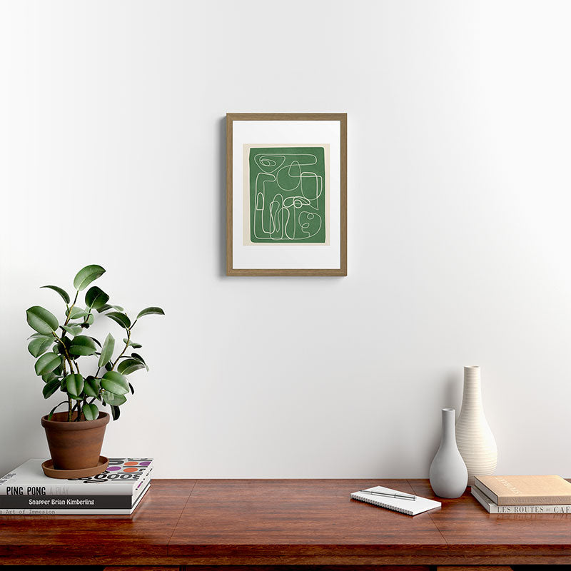 Lines in Space 7 Framed Art Print Gallery Image 10