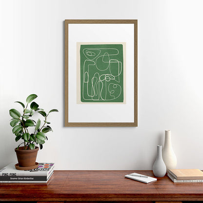 Lines in Space 7 Framed Art Print Gallery Image 41
