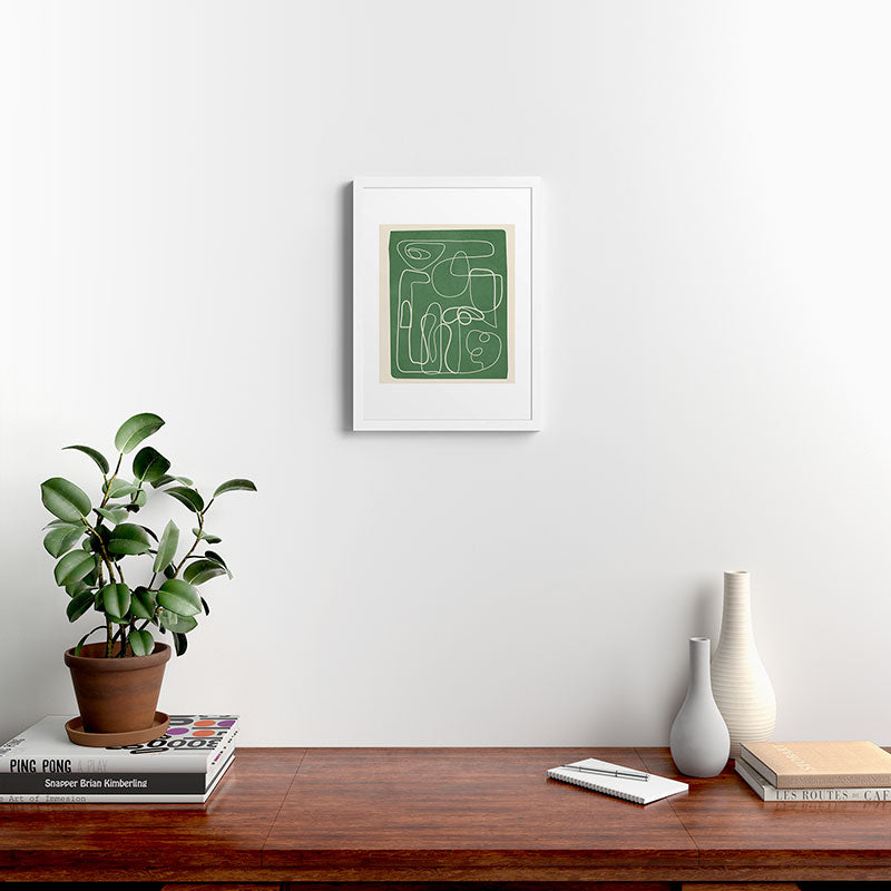 Lines in Space 7 Framed Art Print Gallery Image 24