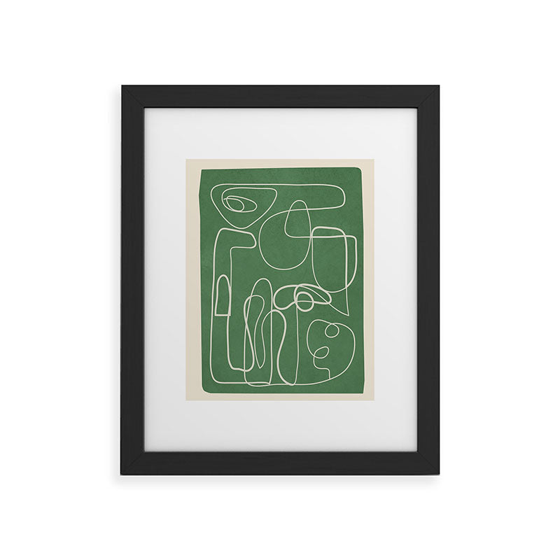 Lines in Space 7 Framed Art Print Gallery Image 34