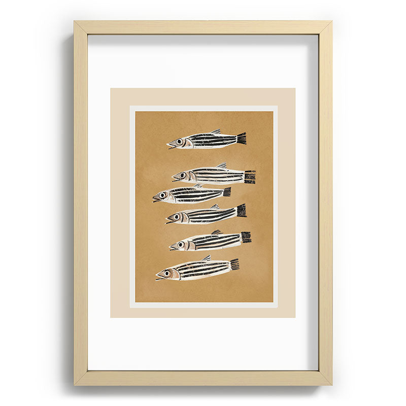 Minimal Fish Study Framed Art Print Gallery Image 71