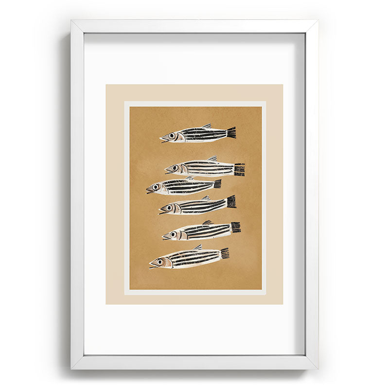 Minimal Fish Study Framed Art Print Gallery Image 77