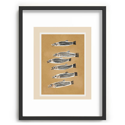 Minimal Fish Study Framed Art Print Gallery Image 60