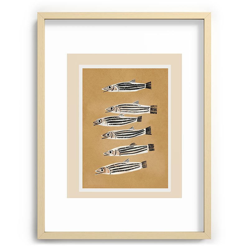 Minimal Fish Study Framed Art Print Gallery Image 73