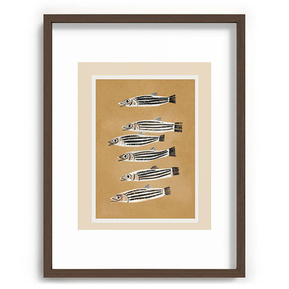 Minimal Fish Study Framed Art Print Gallery Image 67