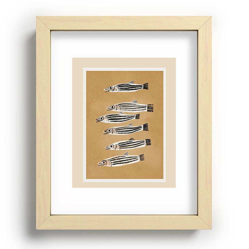 Minimal Fish Study Framed Art Print Gallery Image 70