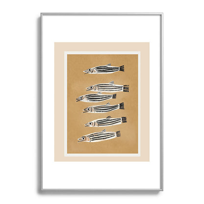 Minimal Fish Study Framed Art Print Gallery Image 97