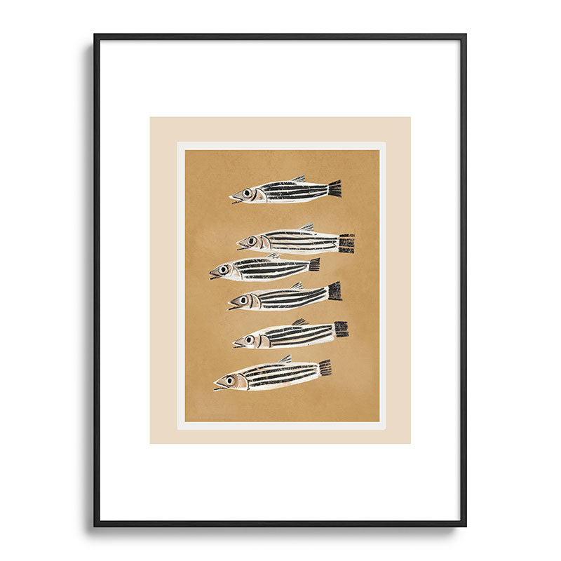 Minimal Fish Study Framed Art Print Gallery Image 84